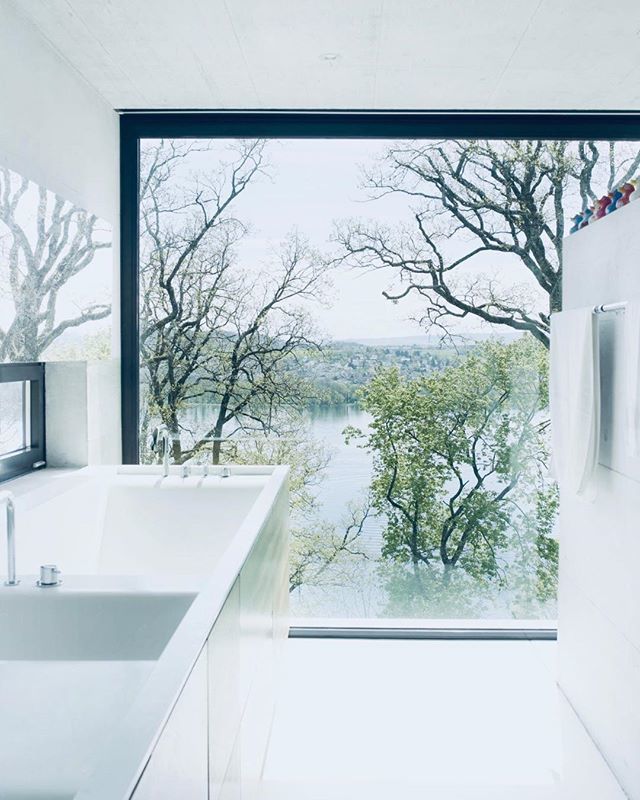 Beautiful views brought right into the bathing experience. Exquisite ...